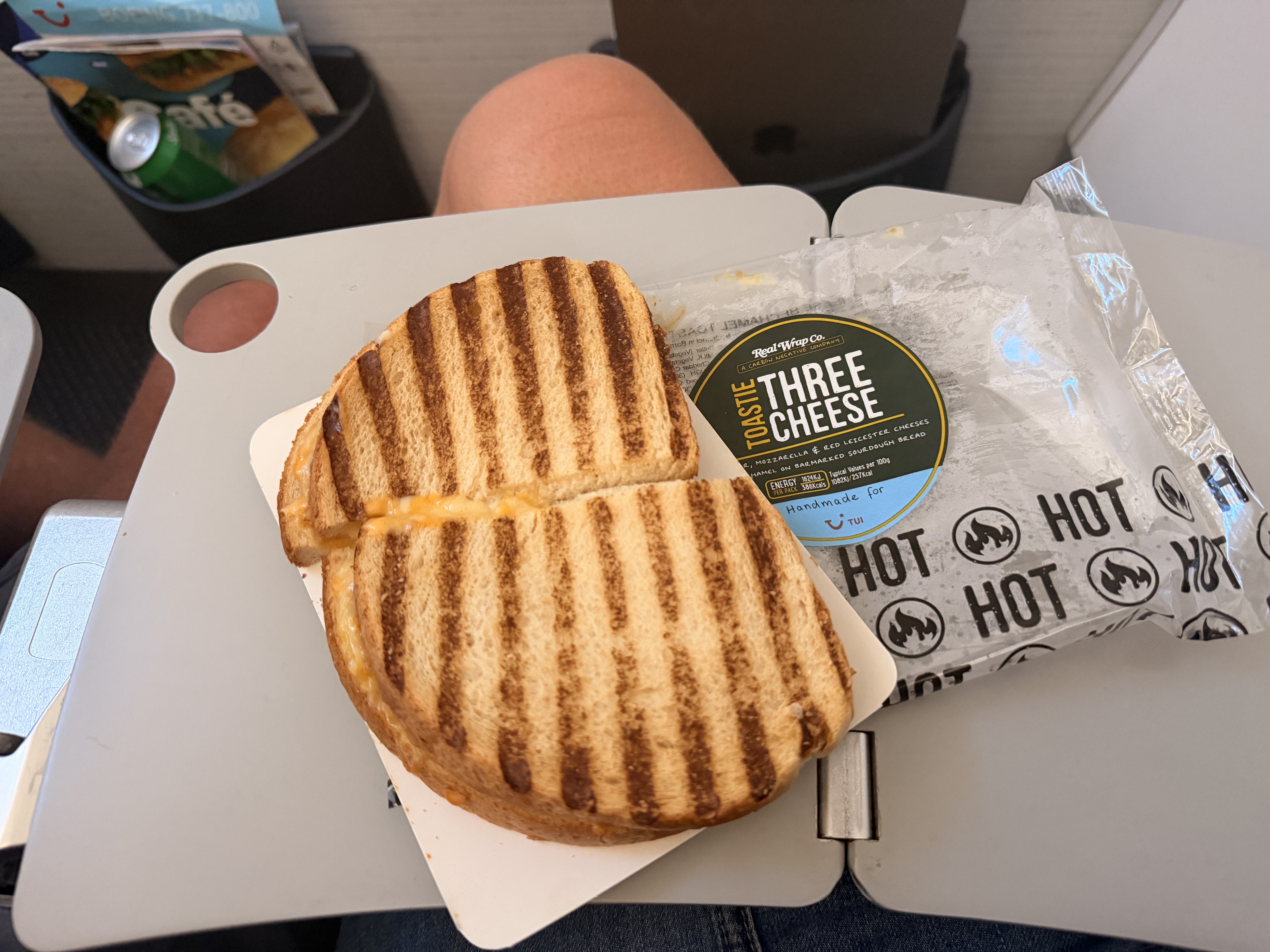 If only every difficult journey came with a three-cheese toastie at 30,000 feet. ✈️