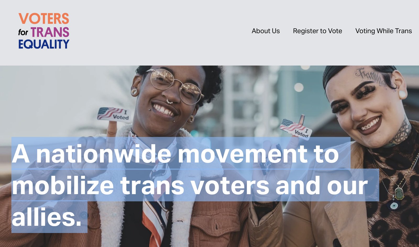 Trans voters: your vote is your power and now is the time to use it
