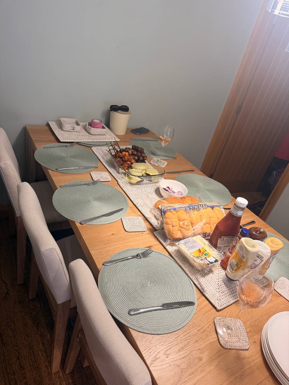 A table set for people you love is never just a table. 🥂