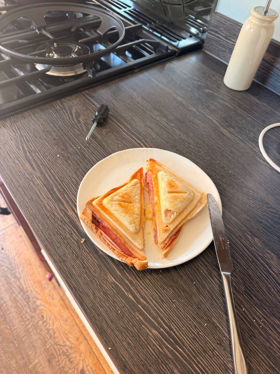 If only the world's problems were as simple to solve as a toasted sandwich 🥪