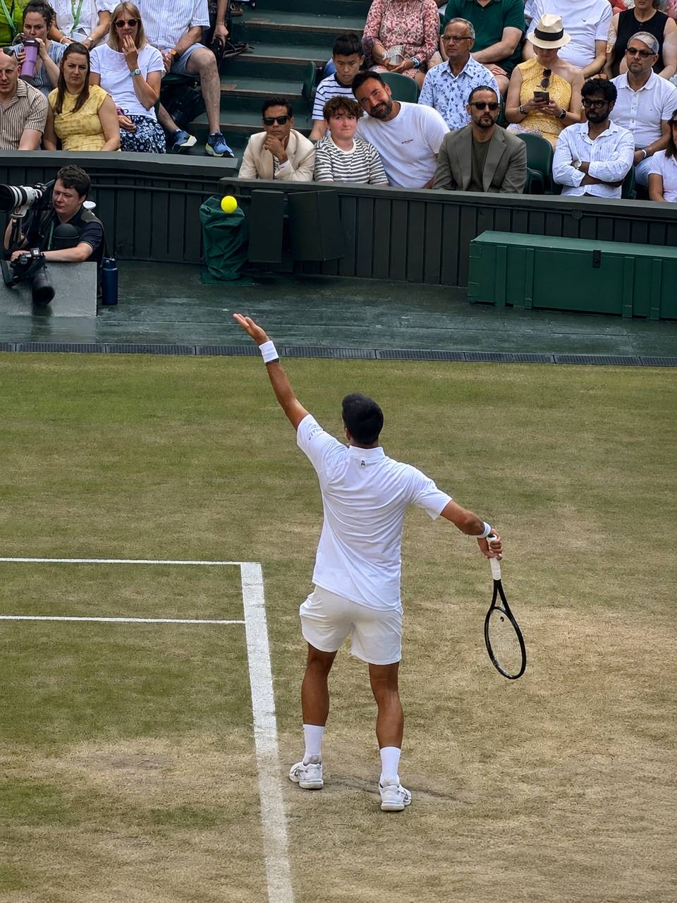Sometimes you just have to throw it up and see where it lands 🎾