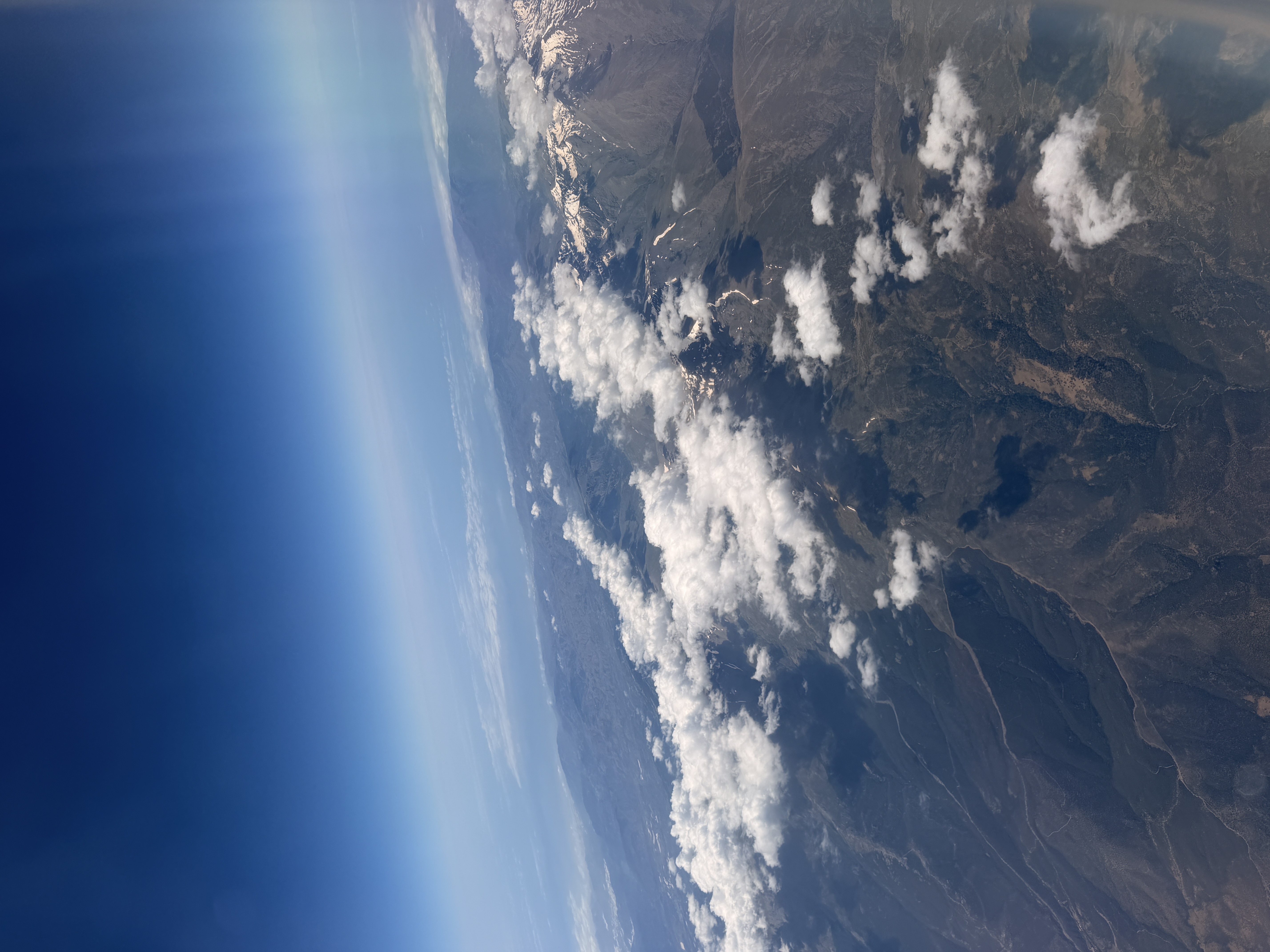 From up here, the borders don't show. 🌍