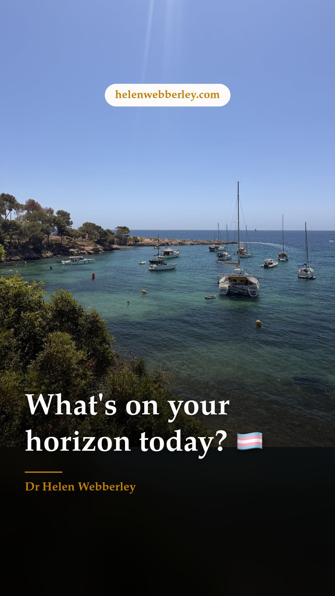 What's on your horizon today? 🏳️‍⚧️