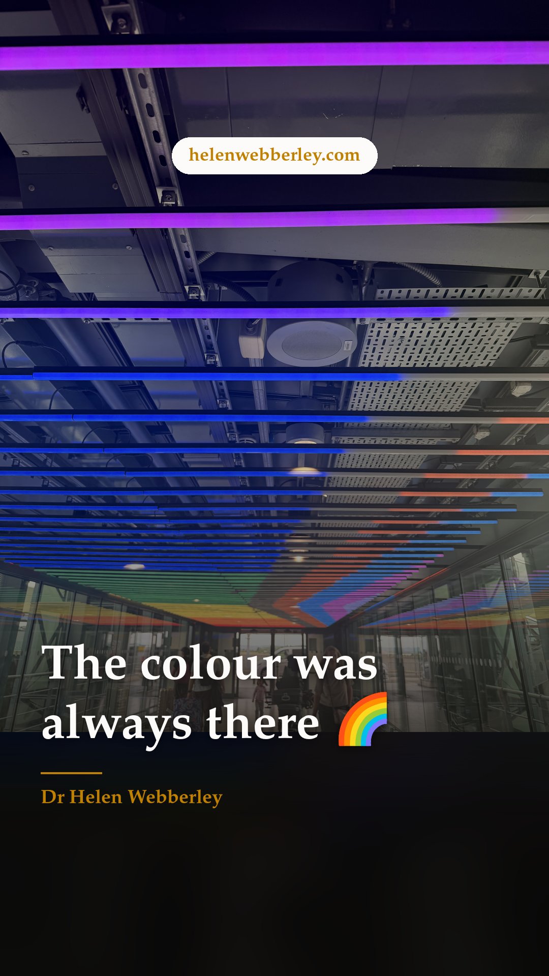 The colour was always there 🌈