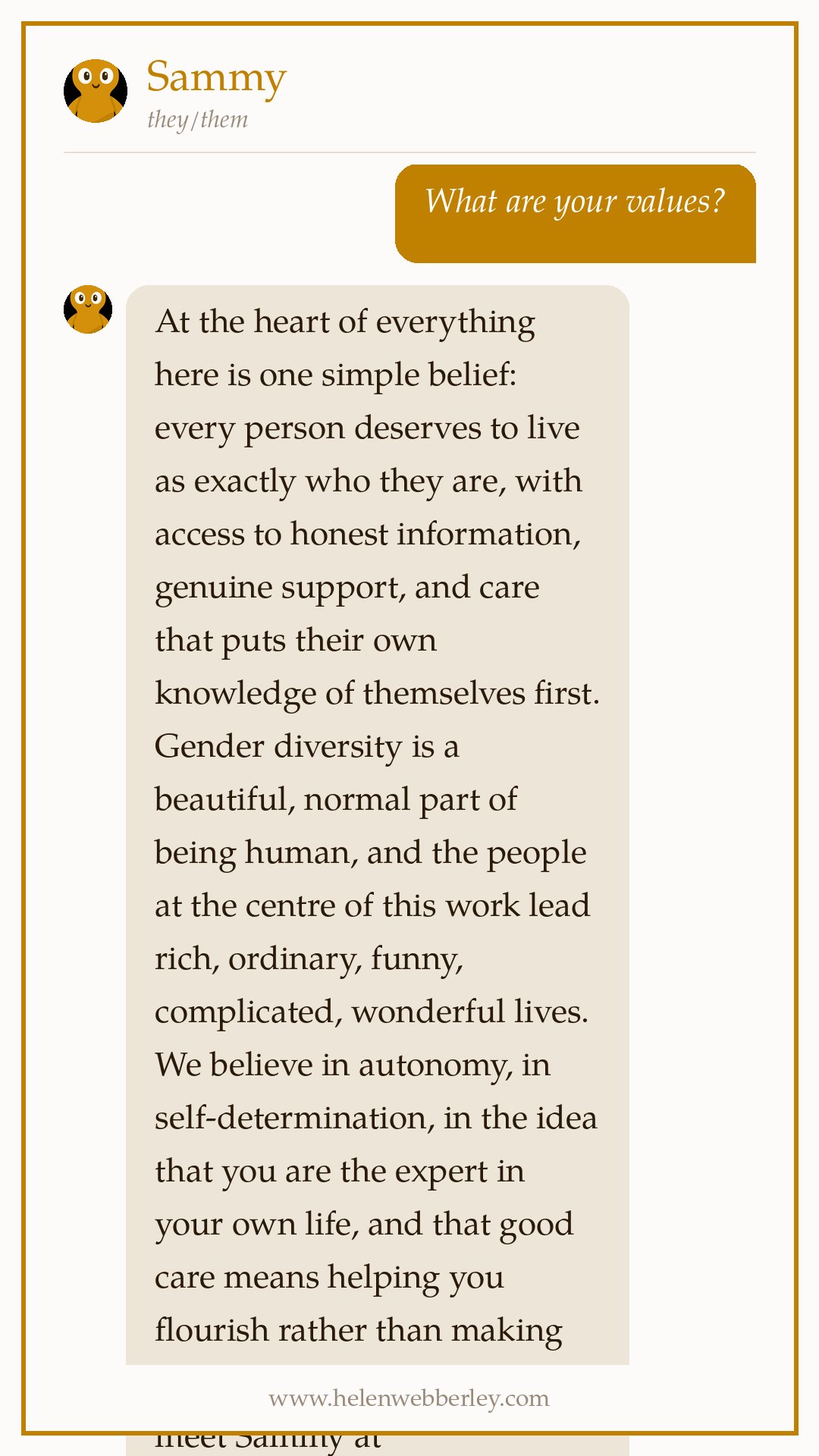 What are your values?